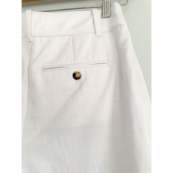 Madewell | NWT The Drapey Twill Pleated Short in White | Sz 2 - Picture 8 of 10